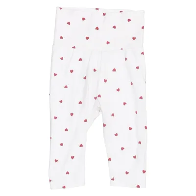 Legging (Blanc, Rouge) de Lindex Newborn Coton, Élasthane