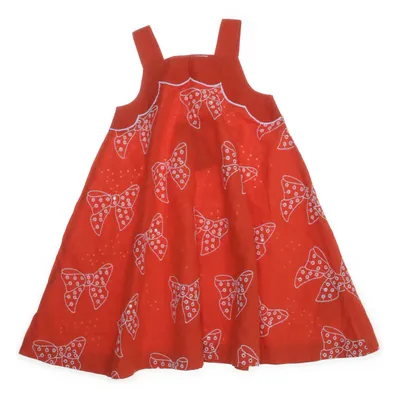 Tuinjurk (Oranje, Wit) van Stella McCartney Kids Katoen, Linnen, Polyester