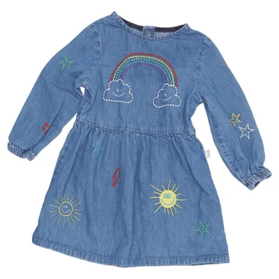Jeanskjole (Blå, Flerfarvet) fra Stella McCartney Polyester
