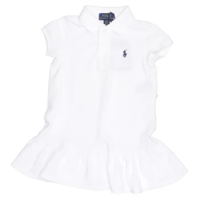 Robe polo (Blanc) de Polo Ralph Lauren Coton