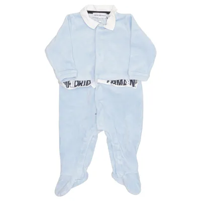 Rompertjes (Blauw) van Emporio Armani Katoen, Elastaan, Polyester