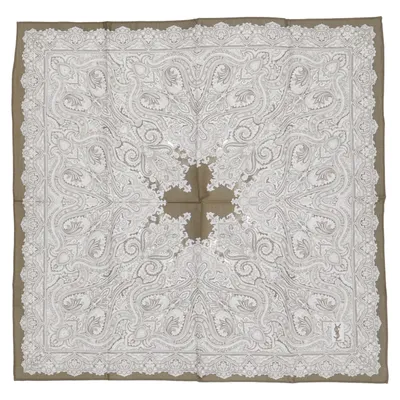 Handkerchief (Green, Gray) from Yves Saint Laurent