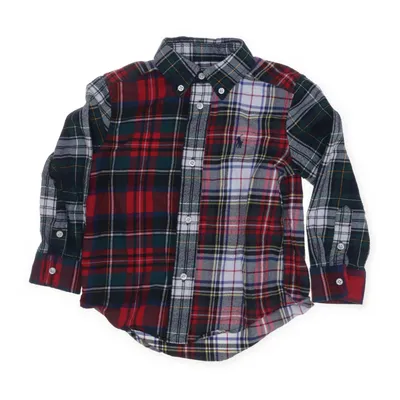 Flanellskjorta (Röd, Grön, Vit, Blå) från Ralph Lauren Bomull, Polyester