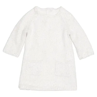 Dress (White) from Chloé Angora, Cotton, Polyester