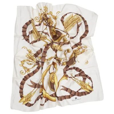 Silketørklæde (Beige, Brun, Guld) fra Etienne Aigner Silke