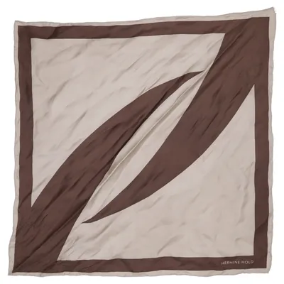 Cache-col (Single Dot Silk Scarf) de Hermine Hold Soie