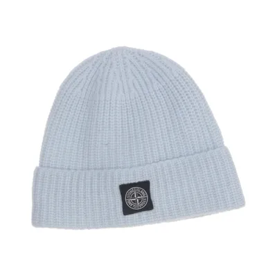 Beaniemössa (Blå) från Stone Island Ull