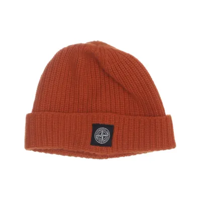 Beanie (Oranje) van Stone Island