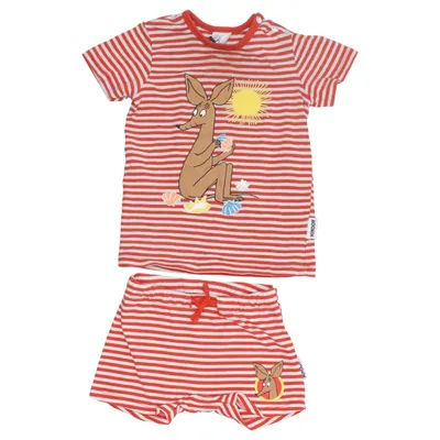 Pajamas (Red, White, Multicolored) from Moomin Cotton, Elastane