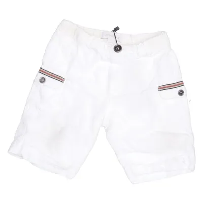 Shorts (White) from Burberry Cotton, Linen
