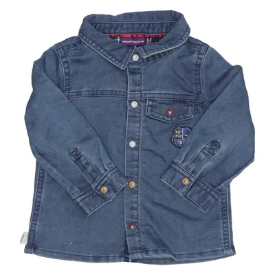 Chemise en jean (Bleu) de Sergent Major Coton, Élasthane, Polyester