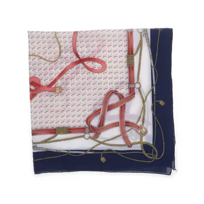 Cache-col (Blanc, Rouge, Bleu) Polyester