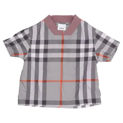 T-shirt (Gris, Multicolore) de Burberry Élasthane, Polyamide
