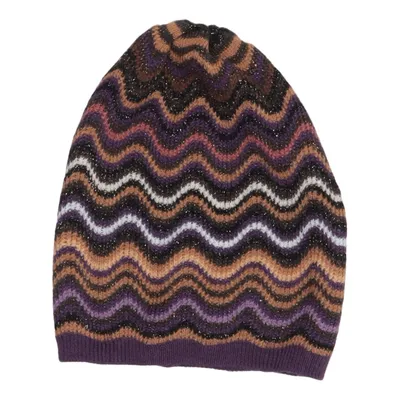 Chapeau (Violet, Multicolore) de Missoni Lindex Acrylique, Laine
