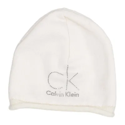 Beaniehue (Beige) fra Calvin Klein Akryl, Uld
