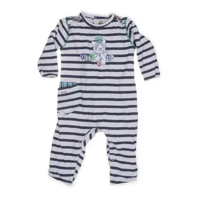 Sparkdräkt (Vit, Blå) från Kenzo Kids Bomull, Elastan