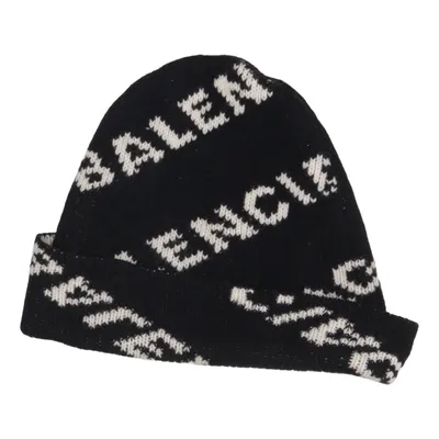 Beaniemössa (Svart, Vit) från Balenciaga Polyamid, Ull