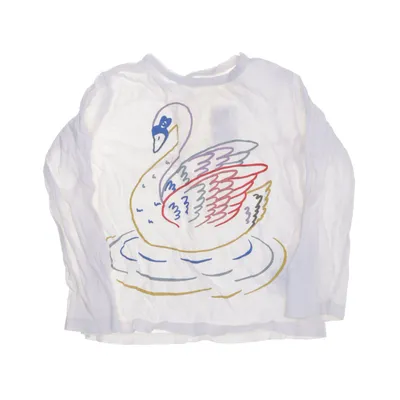 Lange mouwen shirt (Wit, Meerkleurig) van Stella McCartney Kids Katoen