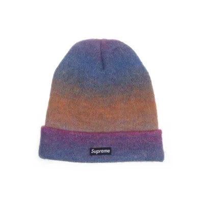 Beaniemössa (Lila, Orange, Blå) från Supreme Mohair, Nylon, Ull