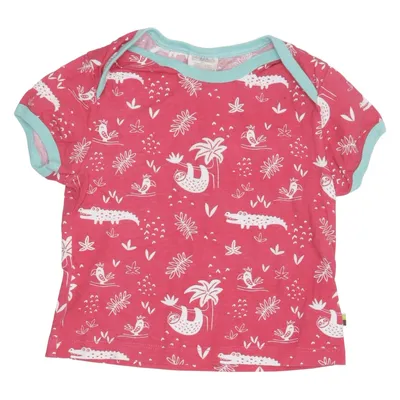 T-shirt (Rood, Groen, Meerkleurig) van Lindex Baby Organisch katoen