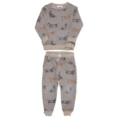 Loungewear (Beige) van Name It Elastaan, Organisch katoen