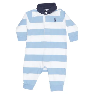 Rompers (Blue, White) from Ralph Lauren Cotton