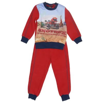 Pantalon de survêtement (Rouge, Bleu, Multicolore) de Dreamworks Coton, Polyester, Viscose
