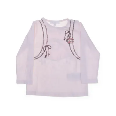 Långärmad t-shirt (Rosa) från Gucci Bomull, Elastan