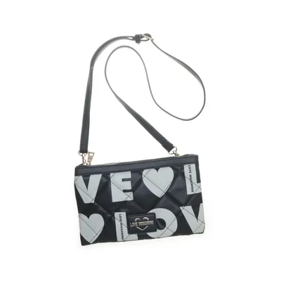 Axelremsväska (Svart, Vit) från Love Moschino Skinnimitation