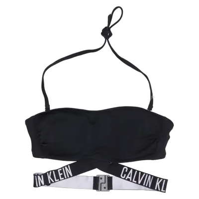 Bikini top (Black) from Calvin Klein Swimwear Elastane, Polyester