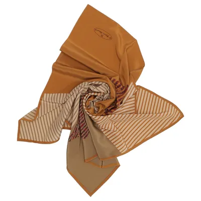 Cache-col (Marron, Multicolore) de Etienne Aigner Soie