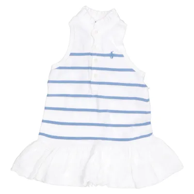 Robe polo (Blanc, Bleu) de Ralph Lauren Coton