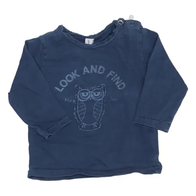 Long sleeve T-shirt (Blue) from Babyface Cotton, Elastane