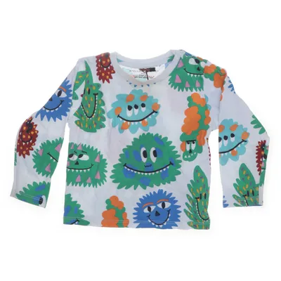 Pyjamaströja (Vit, Flerfärgad) från Stella McCartney Kids Bomull