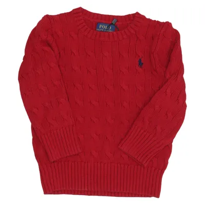 Strickpullover (Rot) von Polo Ralph Lauren Baumwolle