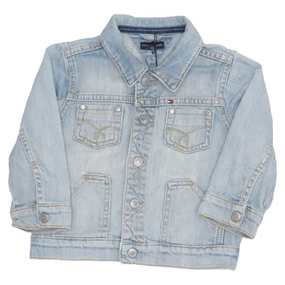 Veste en jean (Bleu) de Tommy Hilfiger Coton, Élasthane