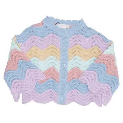 Cardigan (Blå, Pink, Gul) fra Stella McCartney Kids