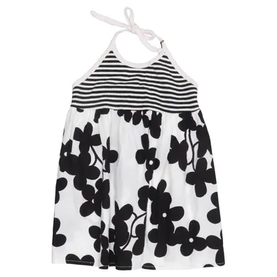 Robe (Noir, Blanc) de Okker-Gokker Coton