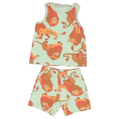 Ensemble (Vert, Marron, Orange) de Kids Coton