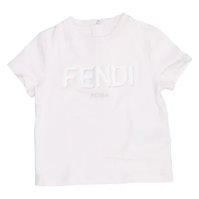 T-shirt (Pink) von Fendi Kids Baumwolle, Elasthan