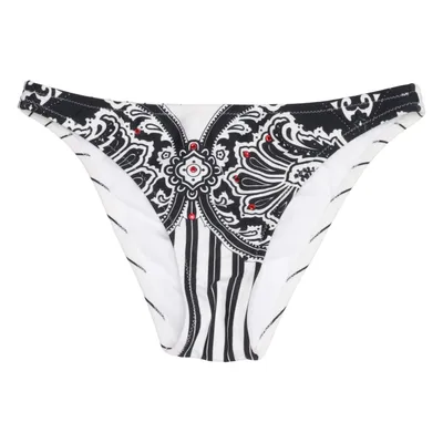 Bikini bottom (White, Black, Multicolored) from Rebecca Elastane, Polyamide