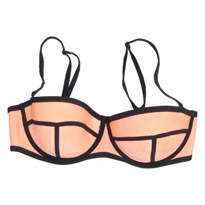Bikini top (Orange, Black) from Triangl