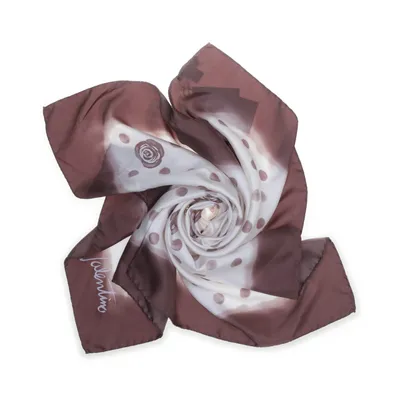 Scarf (Brun, Vit) från Valentino Silke