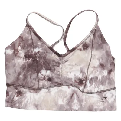 Sports-BH (Brun, Hvid) fra Gymshark