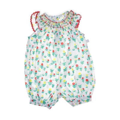 Rompers (White, Multicolored) from Stella McCartney Cotton, Polyester