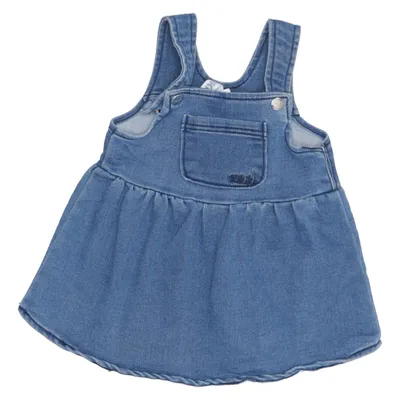 Dungaree dress (Blue) from Rikiki Cotton, Elastane, Polyester
