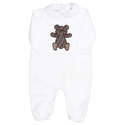 Sparkdräkt (Vit) från Fendi Kids Ull