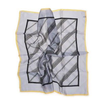 Scarf (Grå, Svart, Gul) från Ermenegildo Zegna