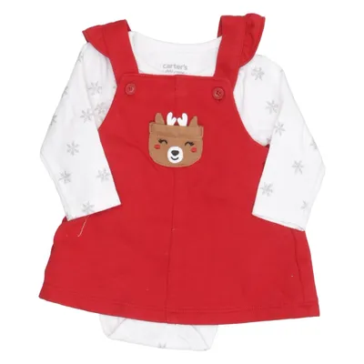 Dress (Red, White, Multicolored) from Carter's Cotton, Polyester