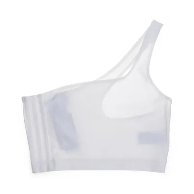 Sport-BH (Vit) från Adidas Elastan, Återvunnen polyester